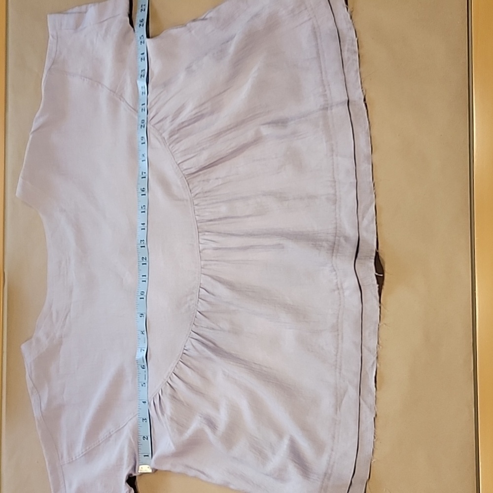 Grade & Gather Size S Lavender Babydoll Blouse. NEW with Tag - Picture 7 of 11